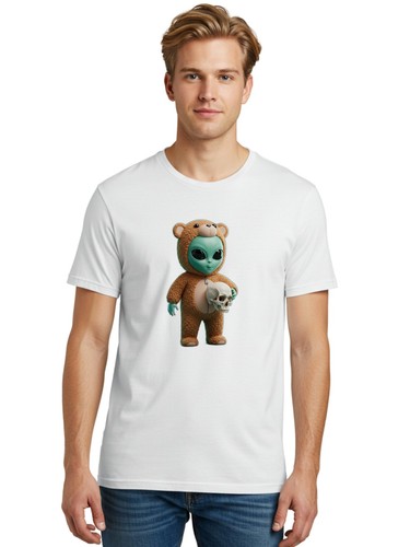 Alien bear mens - graphic, tee