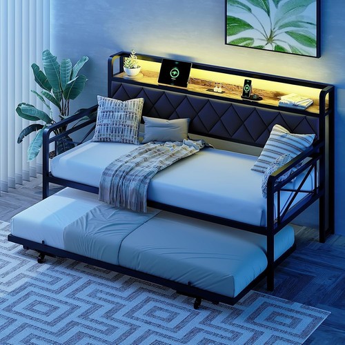 Daybed sofa bed double with - bed,