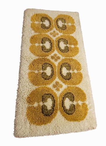 Handmade shag wool rug - handmade,