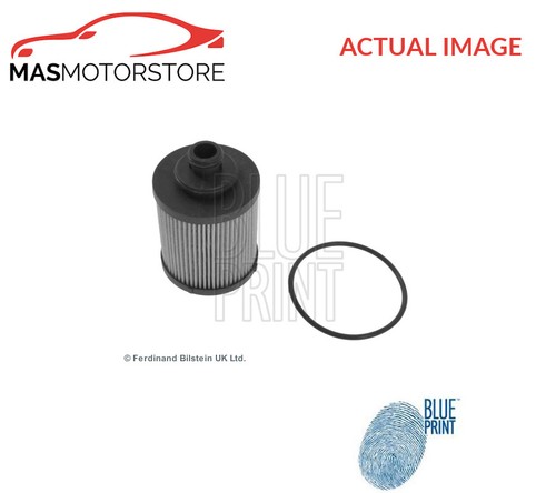 Engine oil filter blue print - blue,