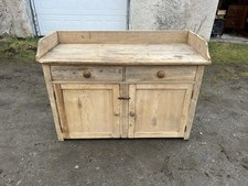 Victorian Pine Kitchen Dresser / Pine Drawer Unit / Pine Base Unit