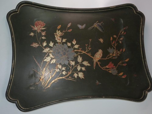 Vintage oriental lacquered - oriental,