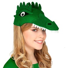 Adult Felt Crocodile Cap