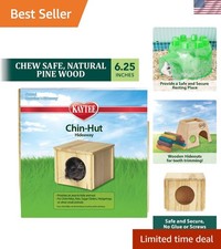 Cozy Pine Hut for Chinchillas