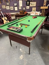 vintage 6 foot snooker table