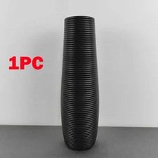 Black tall floor - black, vase,
