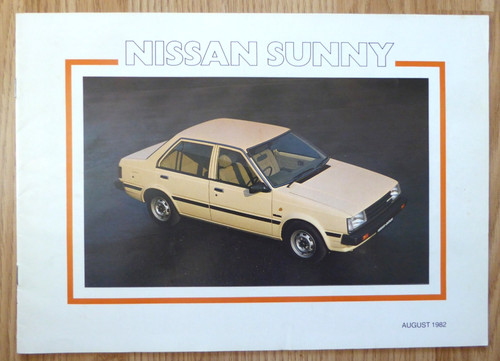 Nissan sunny 1982 sales - nissan,