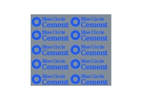 Blue circle cement logos - blue,