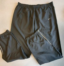 Nike Storm-Fit Black Joggers, XL, Mens Lightweight Water Resistant Trousers Mens