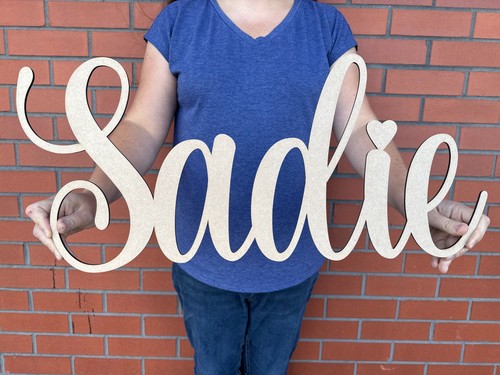 Personalised wooden name large - personalised,