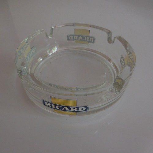 Glass ashtrays ricard 20th - 8,