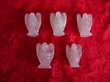 pocket angels rose quartz set