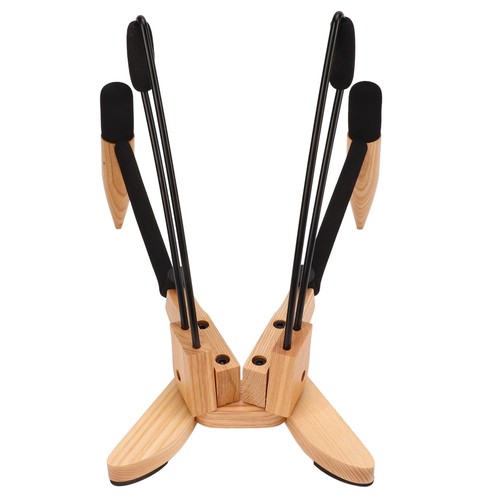 Wooden guitar stand - guitar,