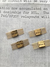 4 Plessey Pin Gold flat pack Vintage IC/semiconductor/chips P39 & P40