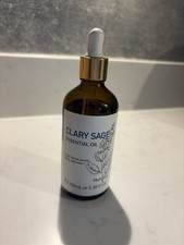 Clary Sage Essential Oil 100ml Bottle READ DESCRIPTION