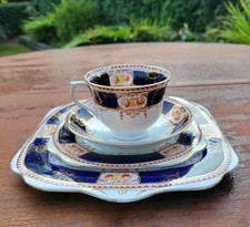COLCLOUGH ROYAL VALE QUARTET IMARI STYLE BLUE WHITE 3700 COLLECTION