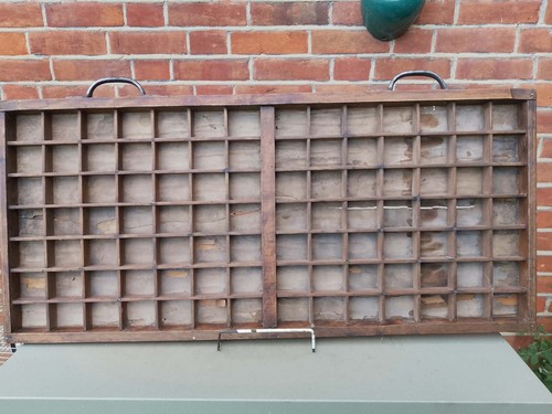 Vintage wooden letterpress - vintage,