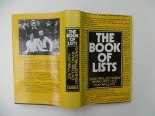 'The Book Of Lists' by David Wallechinsky, Irving & Amy Wallace