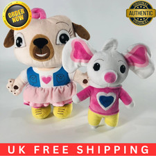 Cute Chip and Potato Plush Toys Pug and Mouse Stuffed Animal Doll Gift