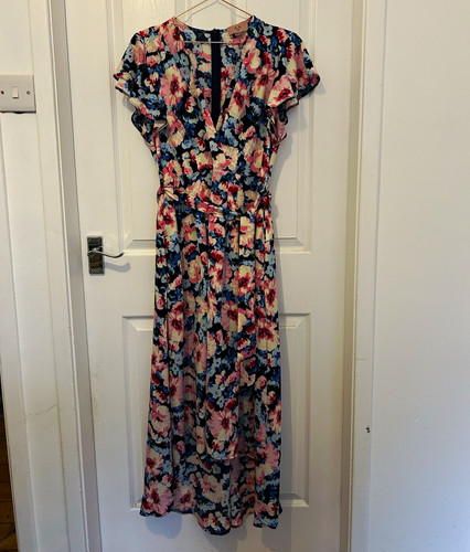 Paris floral maxi dress - ax,