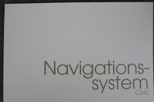 Honda civic navigation - navigation, system