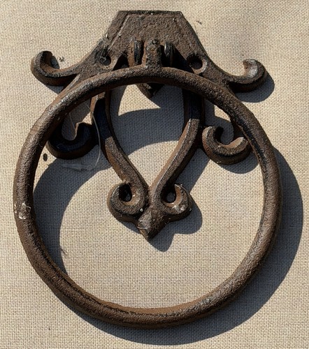 Cast iron rustic - door, ring