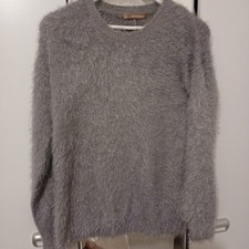 Avenue Grey Fluffy Jumper –