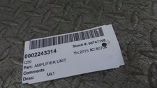 2015 INFINITI Q50 Amplifier