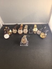 Vintage 10 mens watch lot