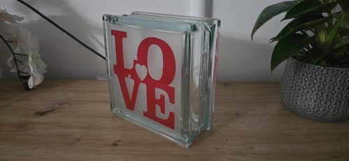 19cm 8cm love glass - x,