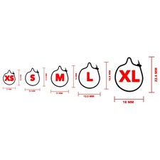 10 x Maggot Clips Matt Black