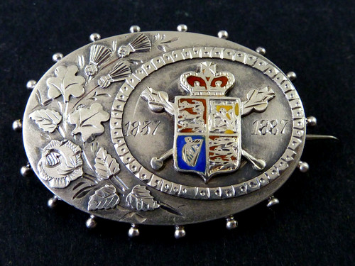 1887 commemorative enamel - 1887,