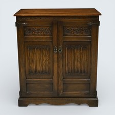 Old Charm Oak TV Video Cabinet