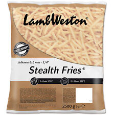 Lamb Weston Frozen Julienne Shoestring Stealth Fries | 4x2.5kg ❄ | Free Delivery