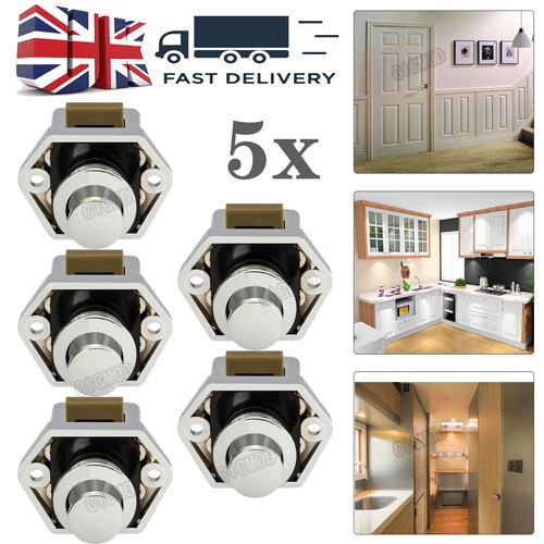 Mini push button catch lock - push,