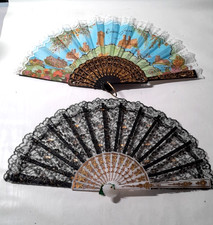 Folding Spanish Hand Fans Lace