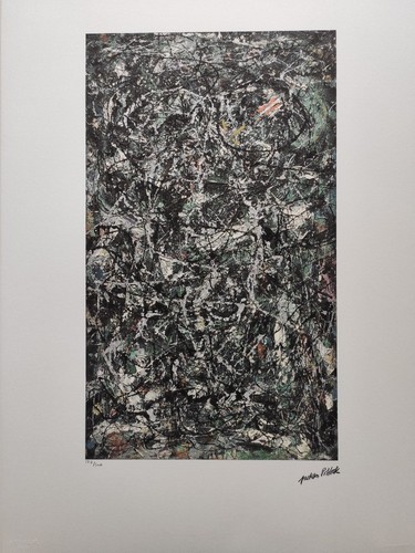 Jackson pollock signed drip - jackson,