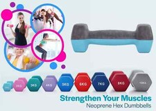 Neoprene hand dumbbells - neoprene,