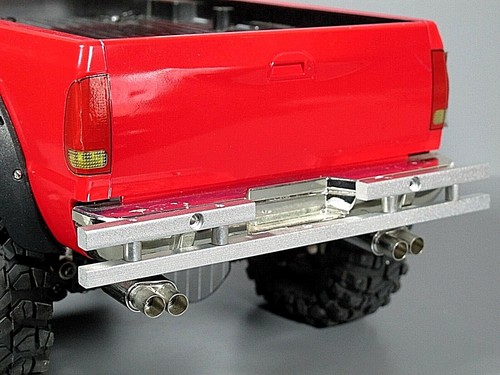Aluminum rear bumper guard - rear,