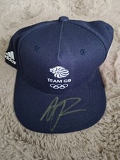 Adam Peaty Signed New Team Gb Cap, Olympics Swimming *COA*