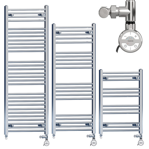 Dual fuel chrome 400mm - dual, 400mm,