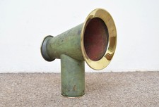 vintage boat vent brass dorade vent funnel old boat air scoop vent - FREE POSTAG