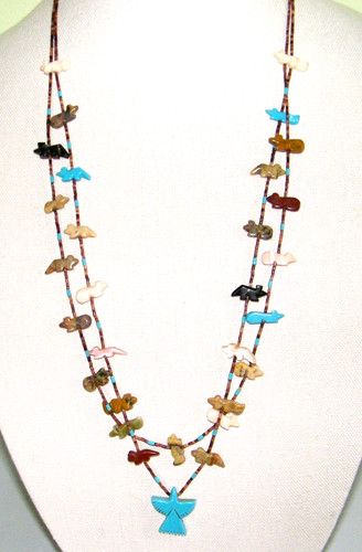 Vintage double strand native - vintage,