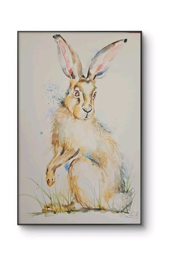 Original hare wildlife - original,