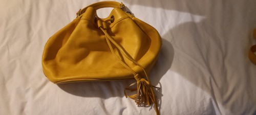 Boden yellow grained leather - grained,