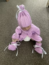 Hand Knit Reborn Doll Clothes