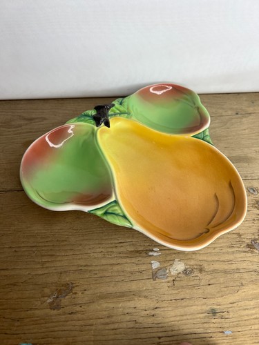 Vintage yellow and green pear - vintage,