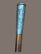 Antique School Masters Pointing Stick/Baton Cane Repton School Derby