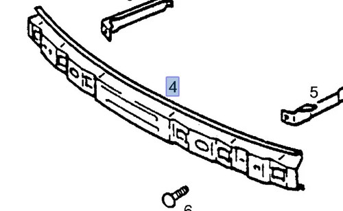 Front bumper carrier for opel - front,
