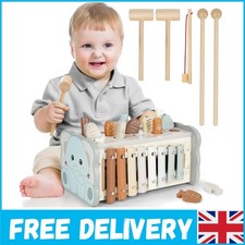 Gift-Ready Montessori Wooden Toy - Xylophone & Magnetic Fishing Game for Kids